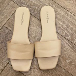 Beige sandals